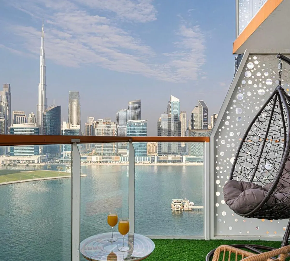 Lejlighed Panoramic! Burj Khalifa And Canal View! Dubai